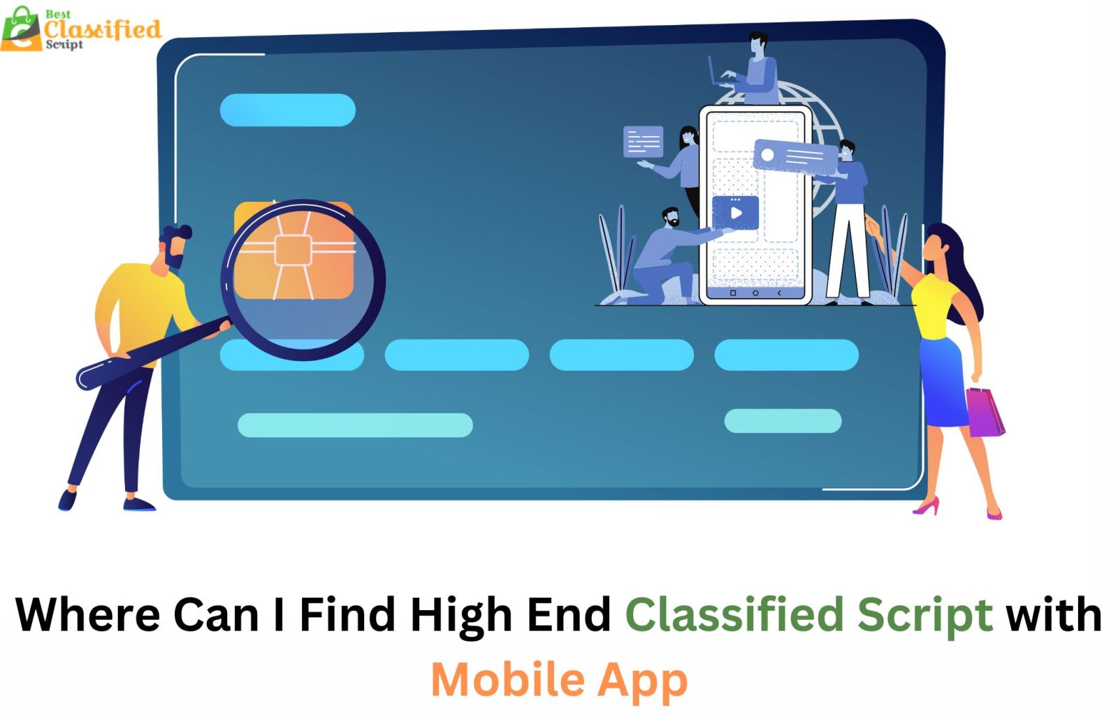 High End Classified Script with Mobile App